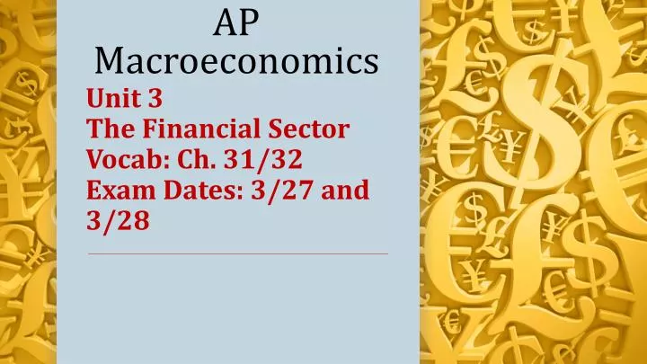 ap macroeconomics