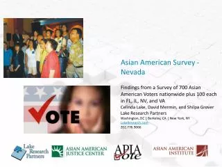 Asian American Survey - Nevada