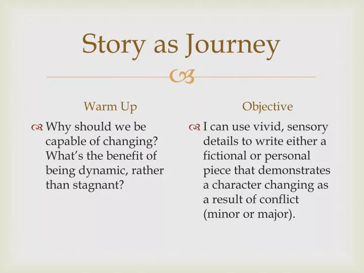 story as journey