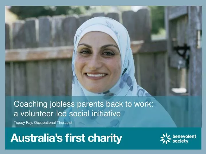 coaching jobless parents back to work a volunteer led social initiative