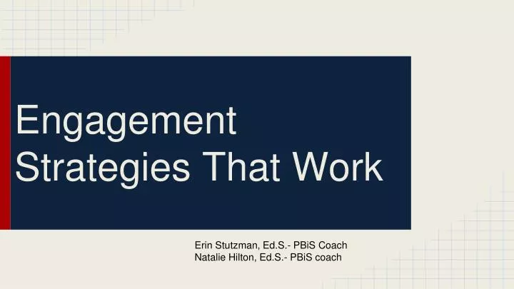 engagement strategies that work