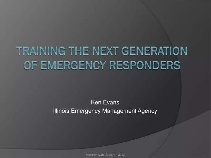 ken evans illinois emergency management agency