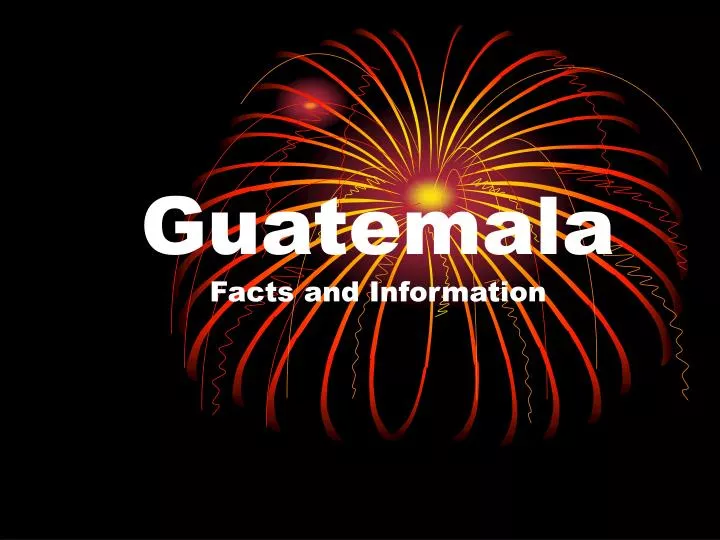 guatemala facts and information