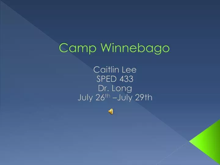 camp winnebago