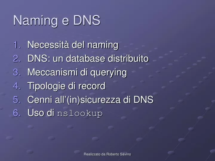 naming e dns