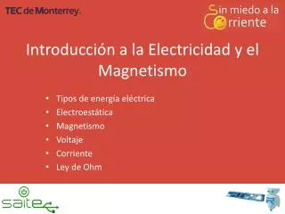 Introducción a la E lectricidad y el Magnetismo