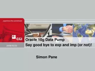 Oracle 10g Data Pump Say good bye to exp and imp (or not)!