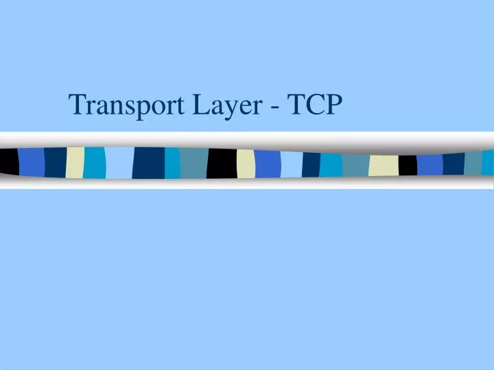 transport layer tcp