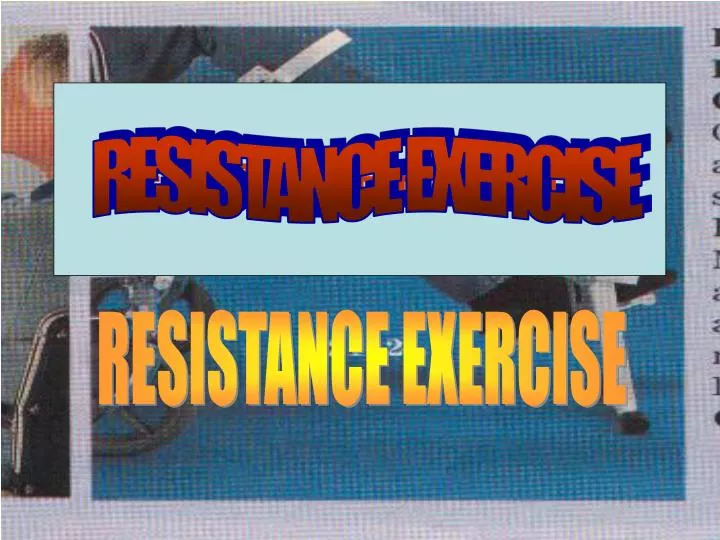 resistance exercise