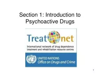 Section 1: Introduction to Psychoactive Drugs