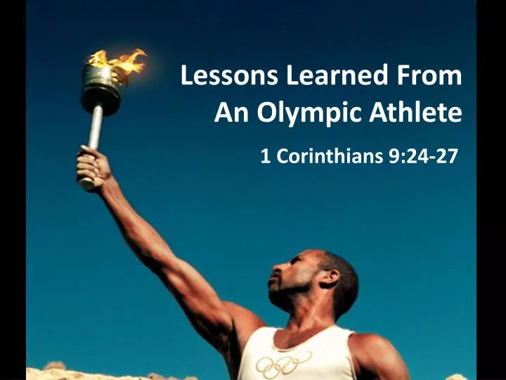 lessons learned from an olympic athlete