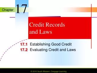 Credit Records and Laws