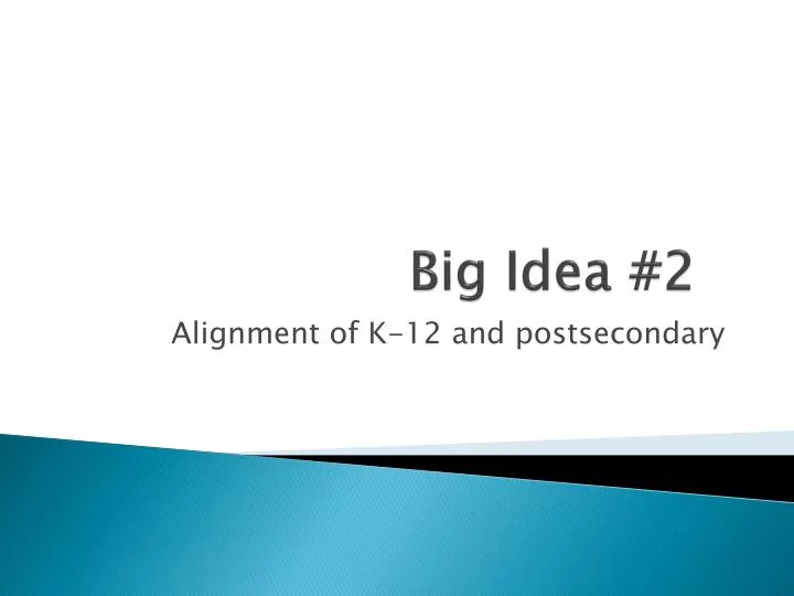 big idea 2