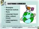 ELECTRONIC COMMERCE - slide 1