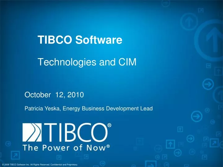 tibco software technologies and cim