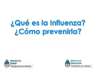 ¿Qué es la Influenza? ¿Cómo prevenirla?