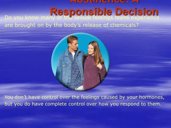 abstinence a responsible decision