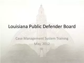 Louisiana Public Defender Board