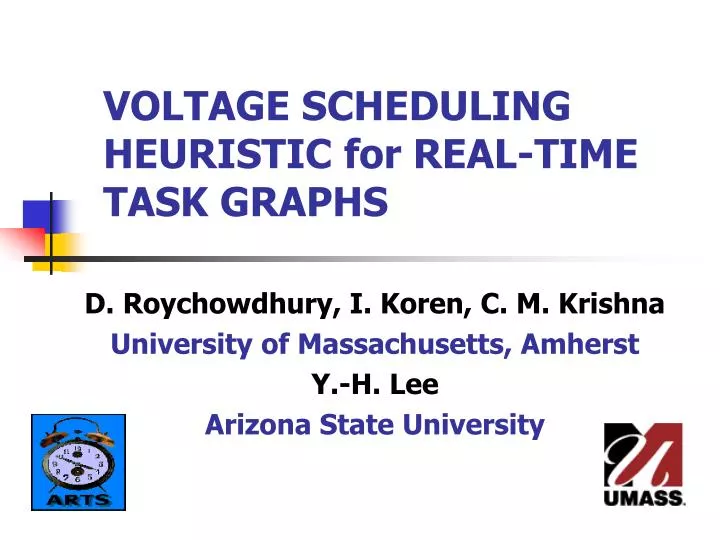 voltage scheduling heuristic for real time task graphs