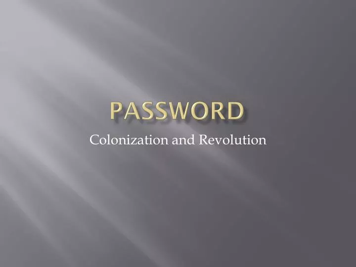 password