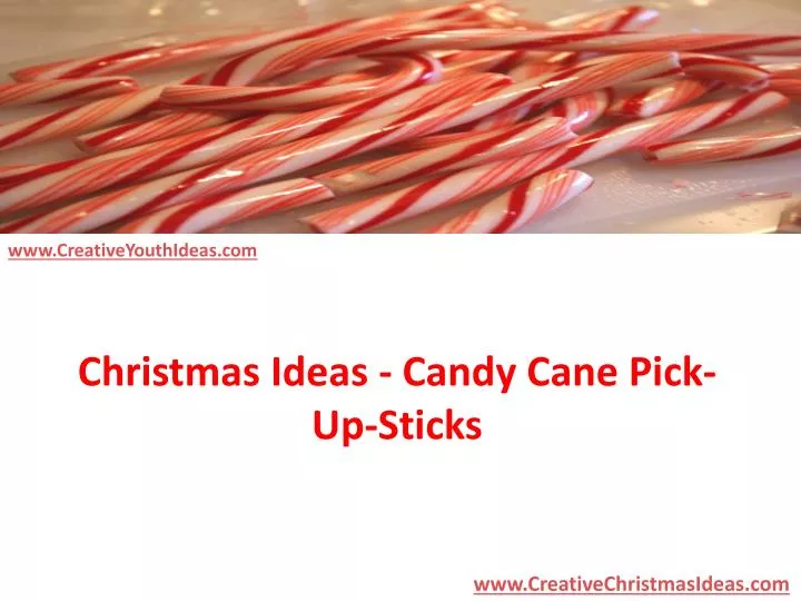 christmas ideas candy cane pick up sticks