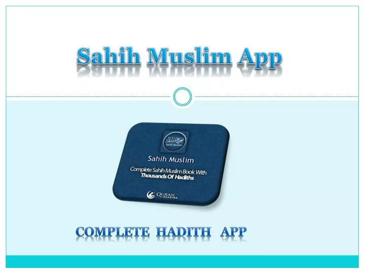 sahih muslim app