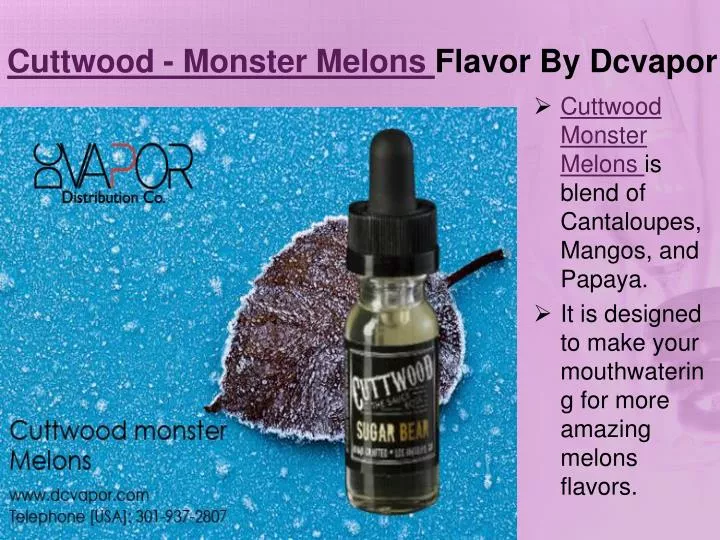 cuttwood monster melons flavor by dcvapor