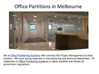 Office Partitions in Melbourne,Ergonomic Seating