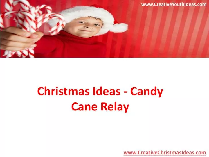 christmas ideas candy cane relay