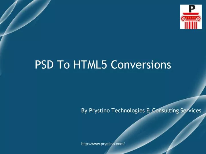 psd to html5 conversions