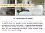 Silk Bankets, Quilts, Doonas & Pillowcases in Australia - slide 1