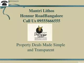 Mantri Lithos Hebbal Bangalore