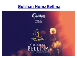 Gulshan Bellina Luxury Flats @9650-127-127