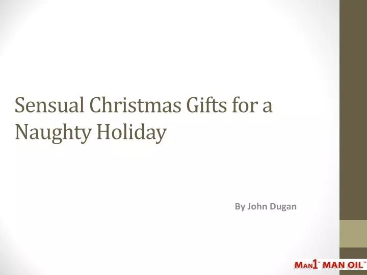sensual christmas gifts for a naughty holiday
