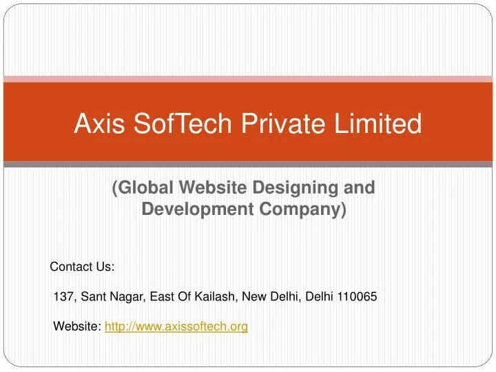 axis softech private limited