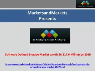 Software Defined Storage Market worth $6,217.6 Million 2019