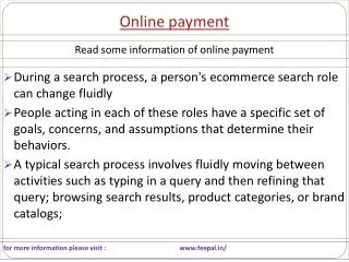 Some useful material about online payment gateway
