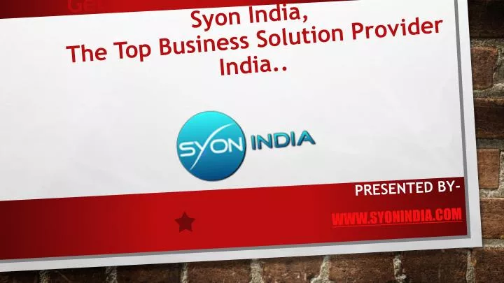 get a to z business solution from syon india the top business solution provider india