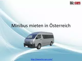 Minibusse mieten in Österreich