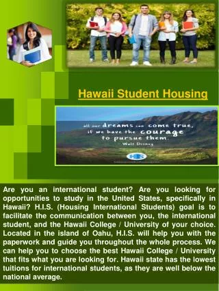 Hawaii International Students