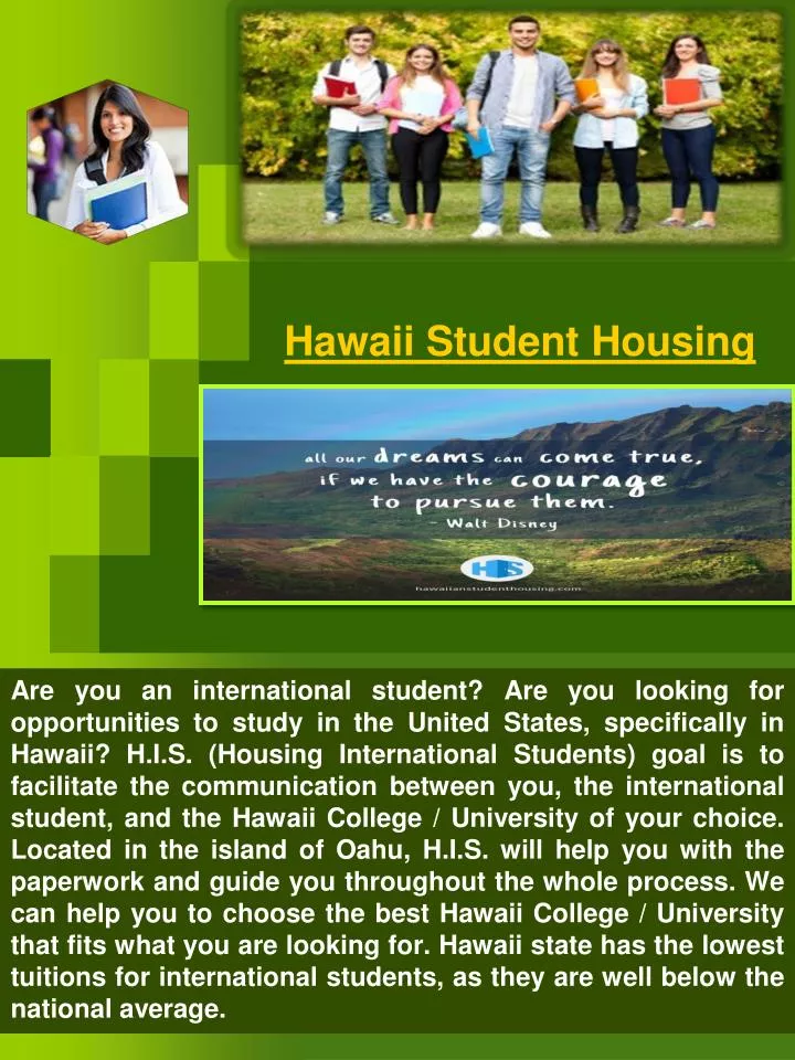 hawaii student housing