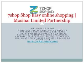 7shop Shop Easy online shopping
