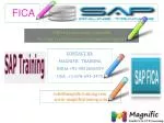 SAP FICA ONLINE TRAINING IN BANGALORE - slide 1