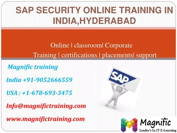 sap security online training in india hyderabad