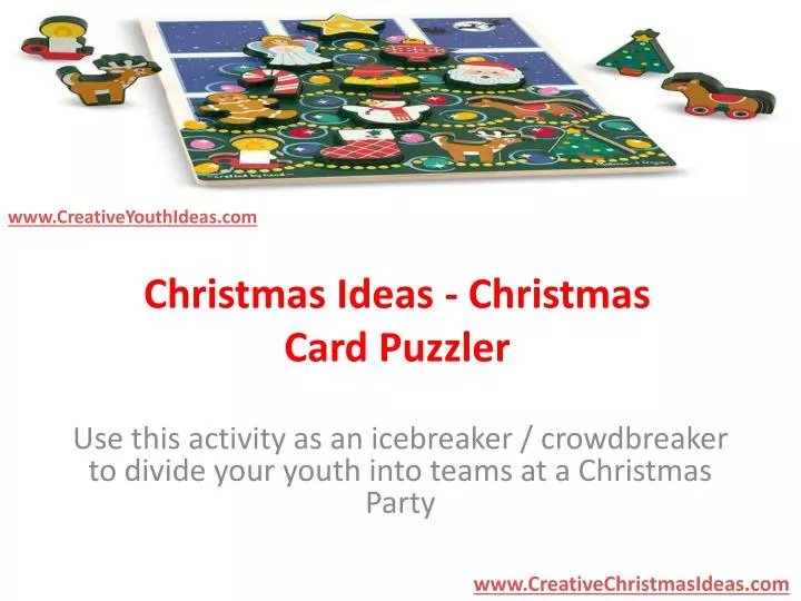 christmas ideas christmas card puzzler