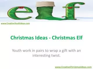 Christmas Ideas - Christmas Elf