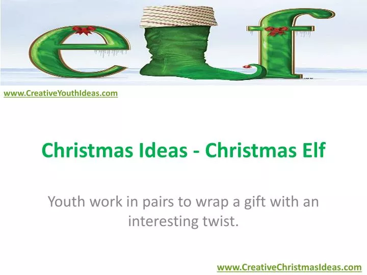 christmas ideas christmas elf