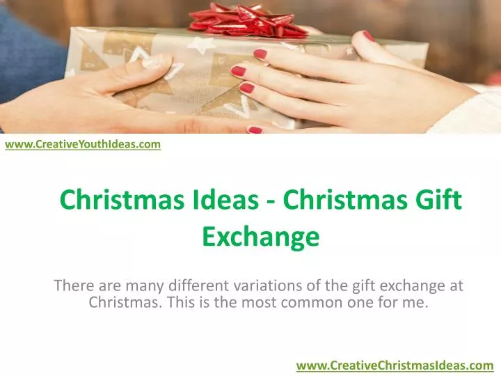 christmas ideas christmas gift exchange