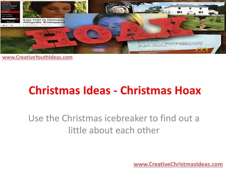 christmas ideas christmas hoax