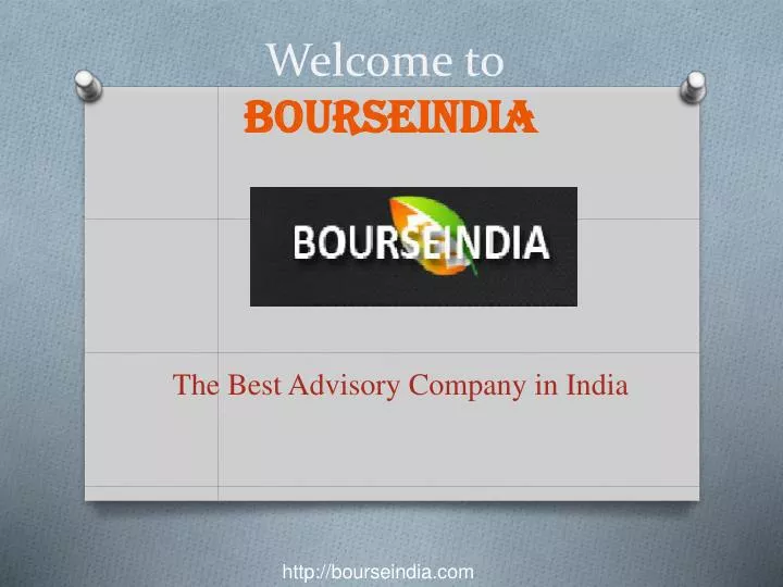 welcome to bourseindia